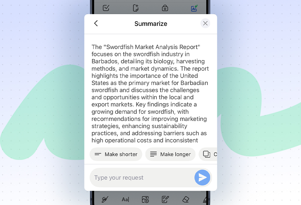 one of the ways to use ai for work is to summarize texts